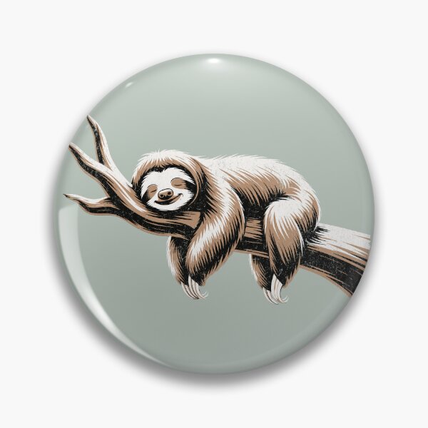 Item preview, sloth designed and sold by VariousGoodies.