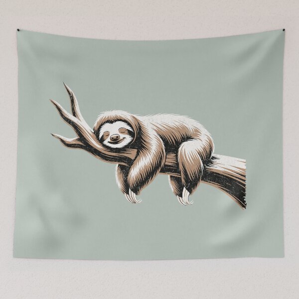 Item preview, sloth designed and sold by VariousGoodies.