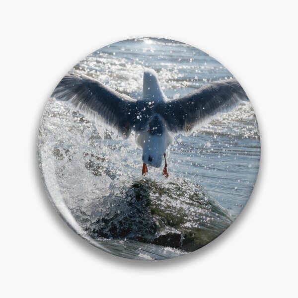 Item preview, Herring Gull Splashed by Incoming Tide designed and sold by Dorset Girl.