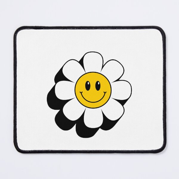 Item preview, Smiley Daisy Flower – Retro Happy Face Design designed and sold by Blueprint&co.