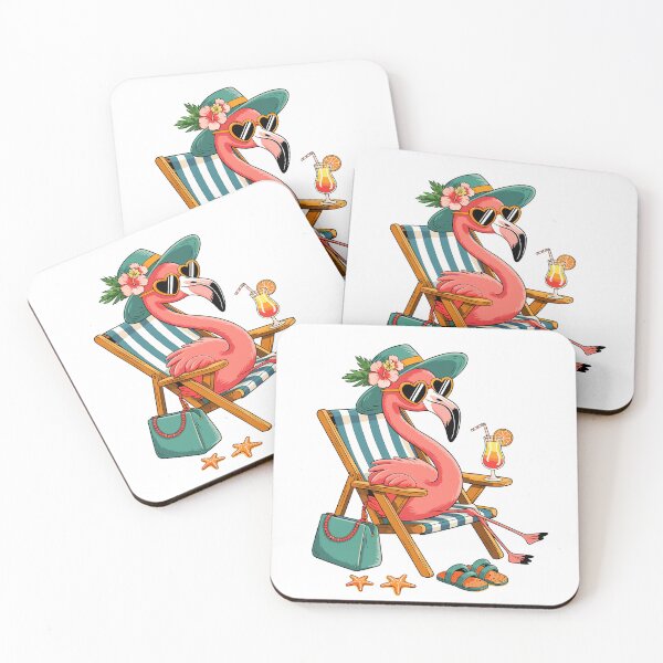 Item preview, Tropical Flamingo Vacation Vibes designed and sold by designleon19.