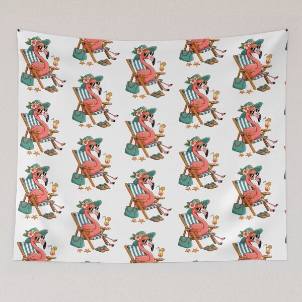 Item preview, Tropical Flamingo Vacation Vibes designed and sold by designleon19.
