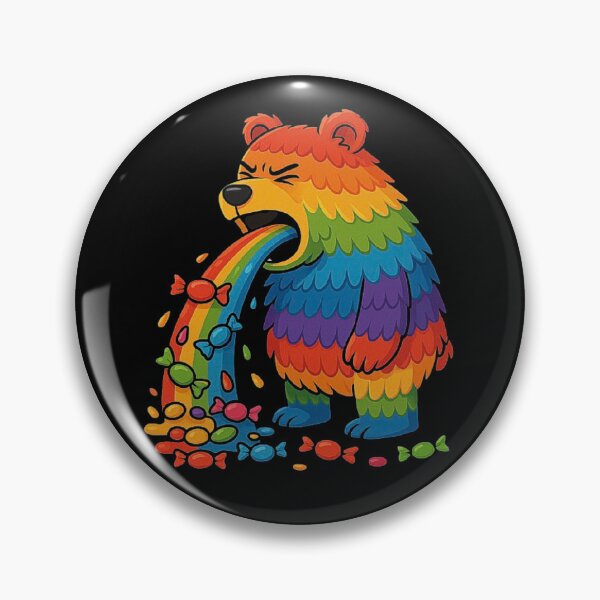 Item preview, Bear Piñata, Piñata Bear, Bear, Rainbow, Funny, PRIDE designed and sold by love3617.