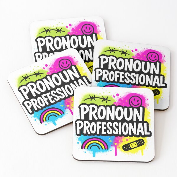 Item preview, Pronoun Professional – Bold Pride Design designed and sold by Haus Of Sin.