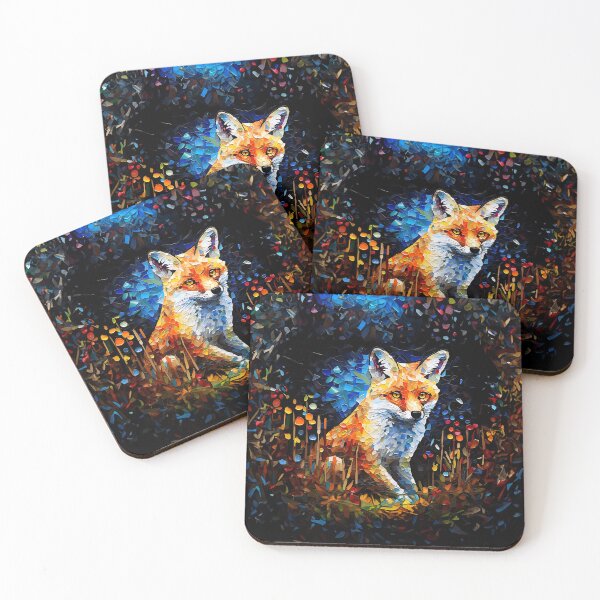 Item preview, Abstract picture of a fox designed and sold by Made-by-Gus.