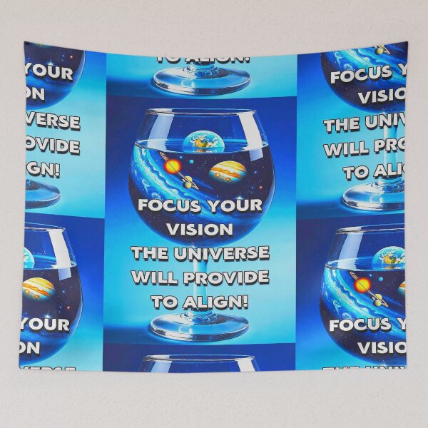 Item preview, Motivational FOCUS YOUR VISION,THE UNIVERSE WILL PROVIDE TO ALIGN! designed and sold by Giulivo Store Graphic.