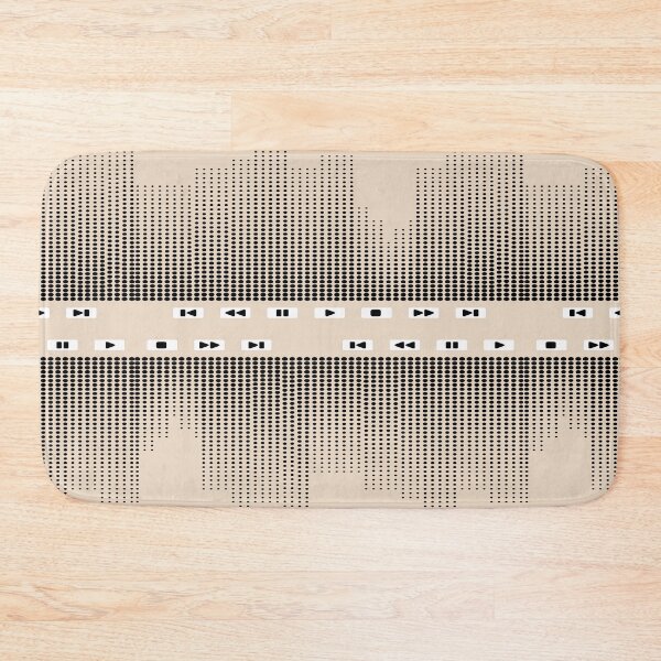 Item preview, Music Waves - Black & Neutral designed and sold by SilverPegasus.