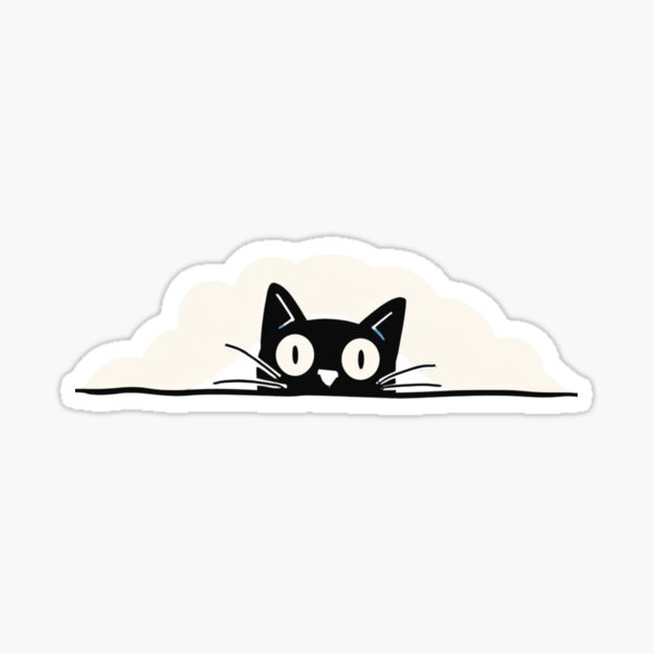 Item preview, Cat hiding designed and sold by CHILDRENSJOY.