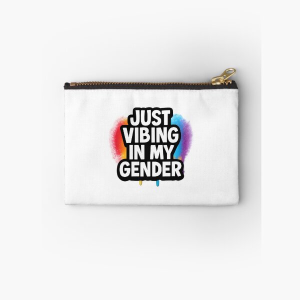 Item preview, Just Vibing in My Gender – Pride Art designed and sold by Haus Of Sin.