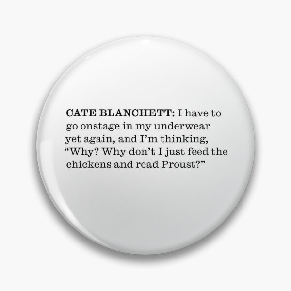 Item preview, Cate Blanchett quote designed and sold by sashajensen.