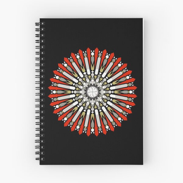 Item preview, Red Sun Mandala Mosaic Pattern Design designed and sold by Tarjiart.