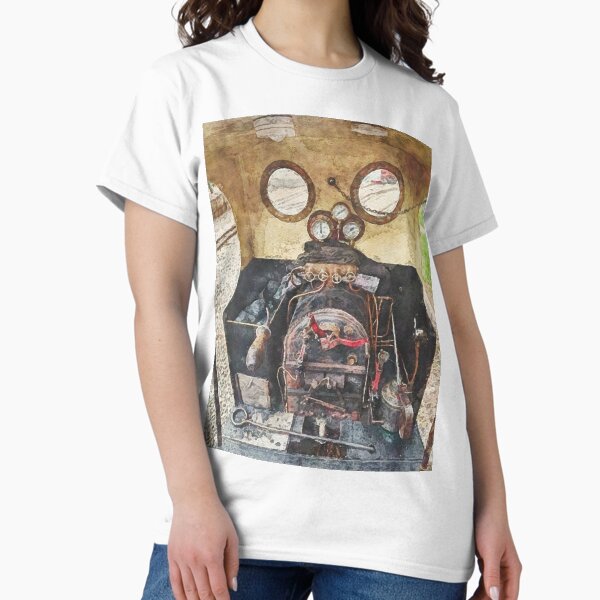Drivers View on Miniature steam Train Classic T-Shirt