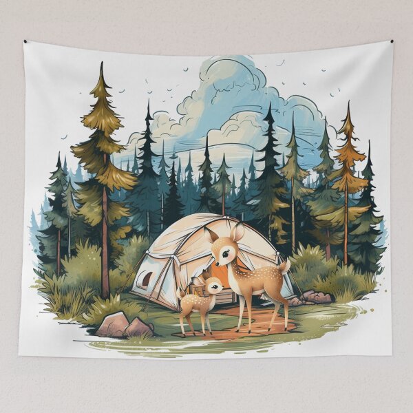 Item preview, Camping Holiday designed and sold by CookieandShadow.
