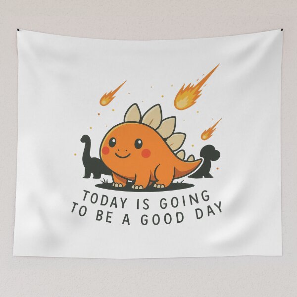 Item preview, Good Day Dino Meteor Shower Tee designed and sold by Lukasz Kobylka.