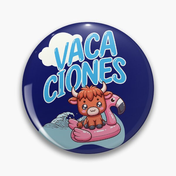 Item preview, Vacaciones Spanish Vacation Punny Cute Cow Summer designed and sold by Tiendita-Arroyo.