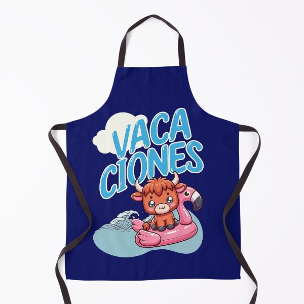 Item preview, Vacaciones Spanish Vacation Punny Cute Cow Summer designed and sold by Tiendita-Arroyo.