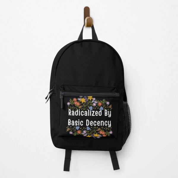 Item preview, Radicalized By Basic Decency Funny Vintage Floral designed and sold by Guess4best.
