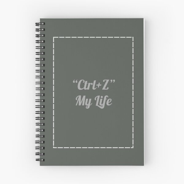 Aperçu de l'œuvre T-shirt humoristique « Ctrl+Z My Life » créée et vendue par T-Paradize.