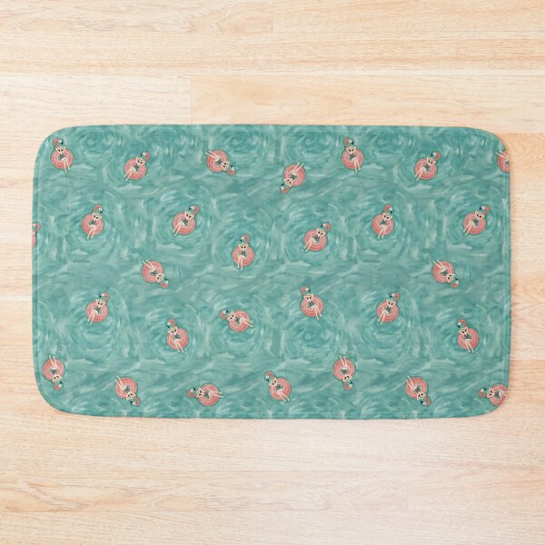 Item preview, Chic Flamingo Pool Floatie Fashion Print designed and sold by Magnolia Valley Art.