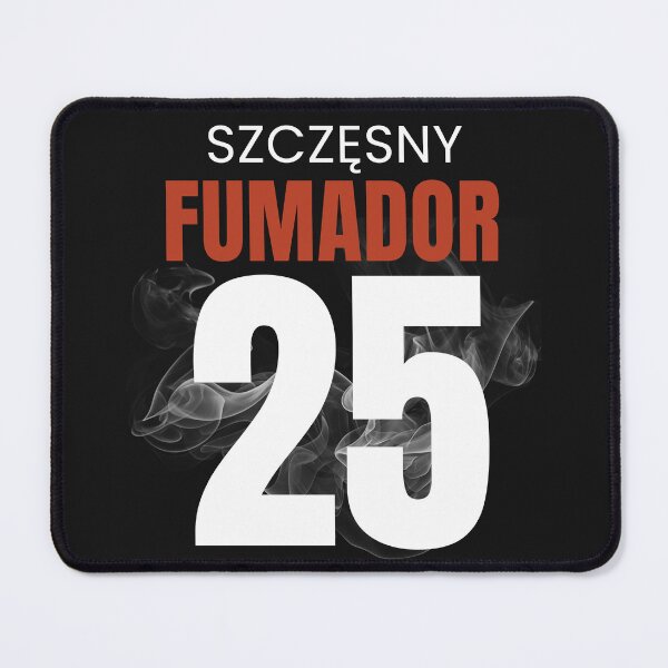 Item preview, Szczęsny 25 Fumador Funny Wojciech Szczęsny designed and sold by Anniko Art Studio.