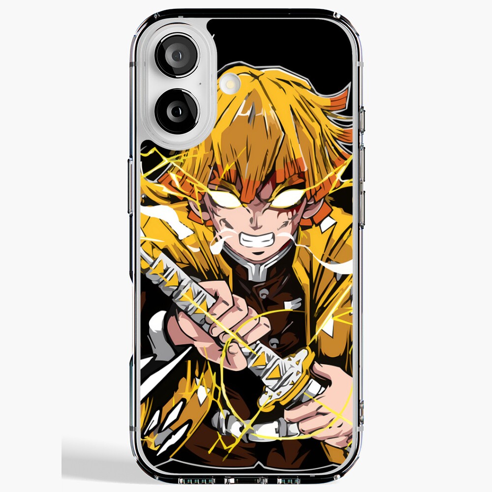 Zenitsu Agatsuma Thunder Breathing Demon Slayer Anime Art Sticker