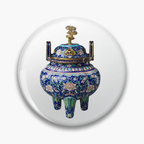 Item preview, 18th Century Chinese Enamel Incense Burner – Qing Dynasty Art designed and sold by gallofoto.