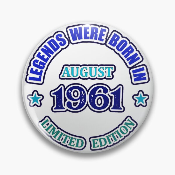 Item preview, BIRTHDAY AUGUST 1961 designed and sold by BUCHELI-ART..