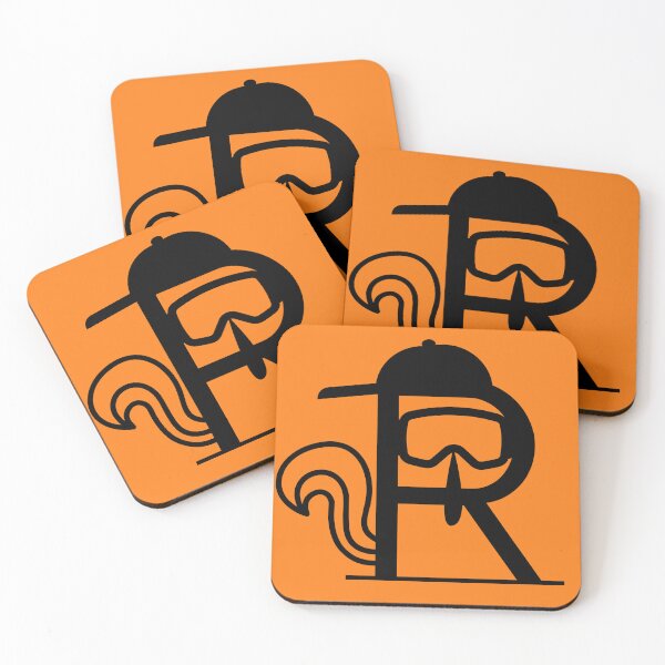 Item preview, Raselnut Logo Black on Orange designed and sold by Raselnuss.