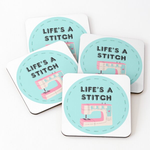 Item preview, Life's A Stitch with Sewing Machine designed and sold by SewHappyQuilt.