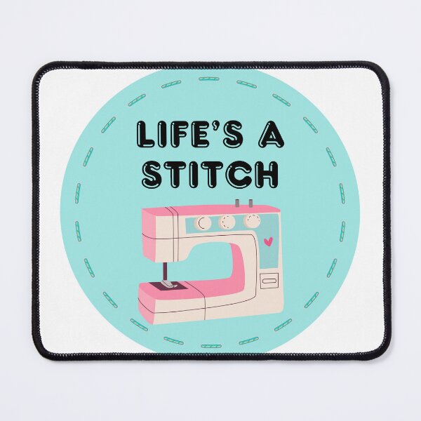 Item preview, Life's A Stitch with Sewing Machine designed and sold by SewHappyQuilt.