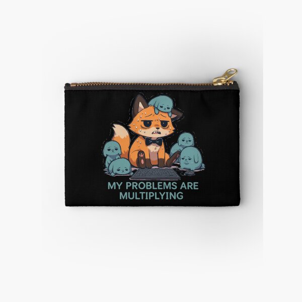 Item preview, My Problems Are Multiplying Fox Tee designed and sold by Lukasz Kobylka.