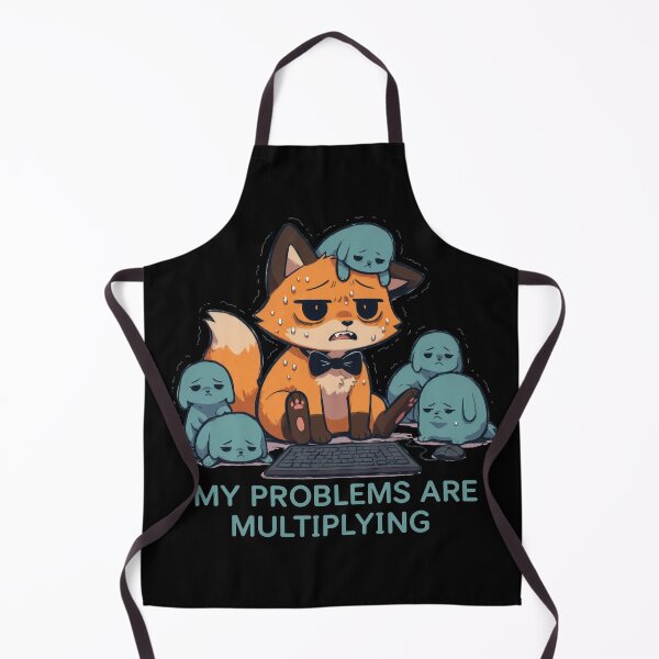 Item preview, My Problems Are Multiplying Fox Tee designed and sold by Lukasz Kobylka.