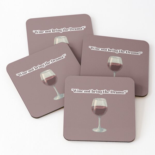 Item preview, "Wine Not Bring the Drama?" designed and sold by Parallax Grafica.