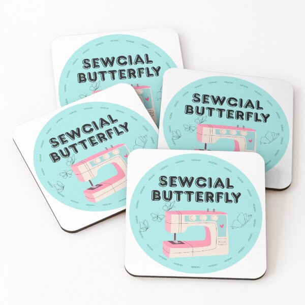 Item preview, Sewcial Butterfly Design for Quilters and Sewists designed and sold by SewHappyQuilt.