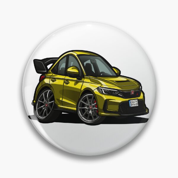 Item preview, FL5 Civic yellow designed and sold by CeltyRysuje.