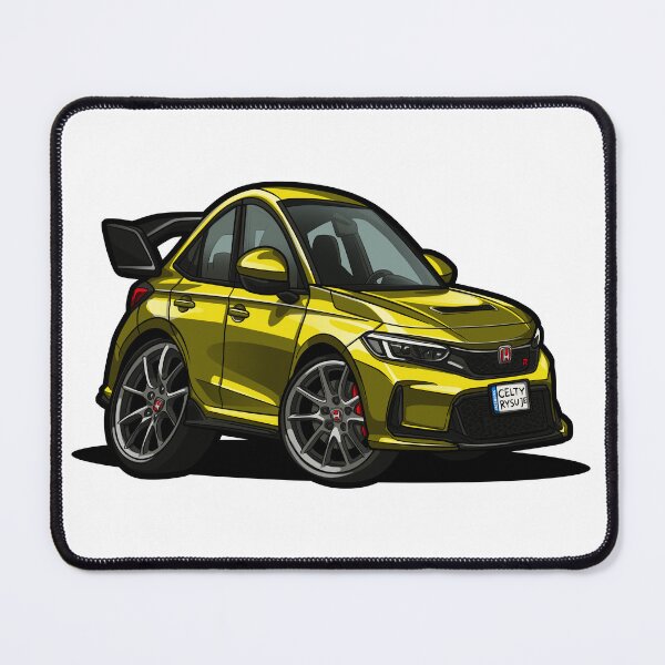 Item preview, FL5 Civic yellow designed and sold by CeltyRysuje.