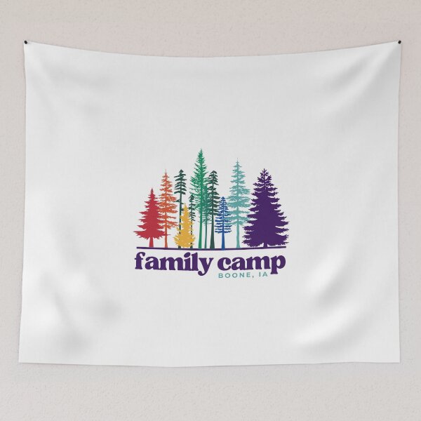 Item preview, Family Camp Rainbow Trees designed and sold by Mandygo.