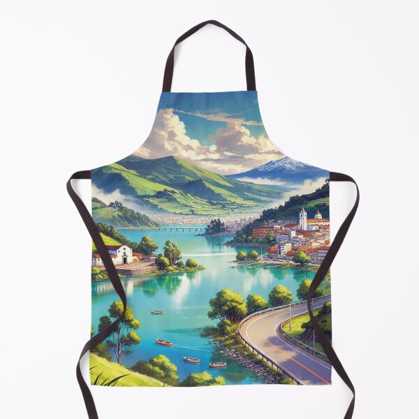 Item preview, Lake landscape hidden between mountains designed and sold by MerlinWear.