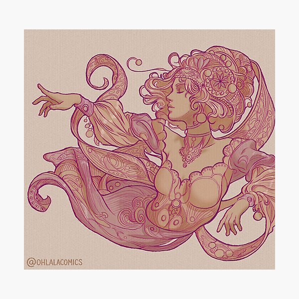 Aperçu de l'œuvre Art nouveau créée et vendue par ohlalacomics.