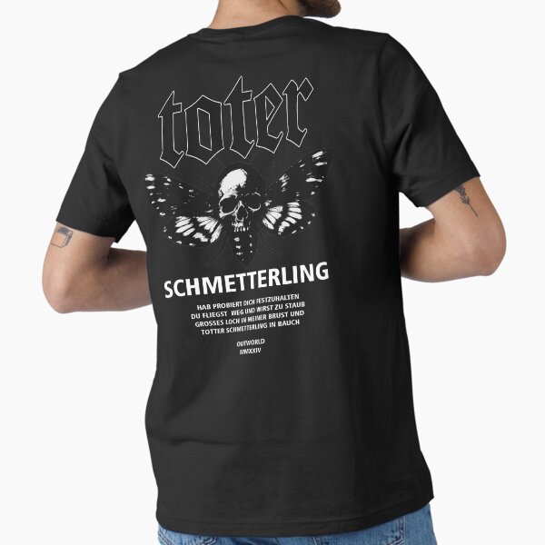 Aperçu de l'œuvre Klangkuenstler Schranz Toter Schmetterling Techno Art créée et vendue par TECHNO_SHIRTS.