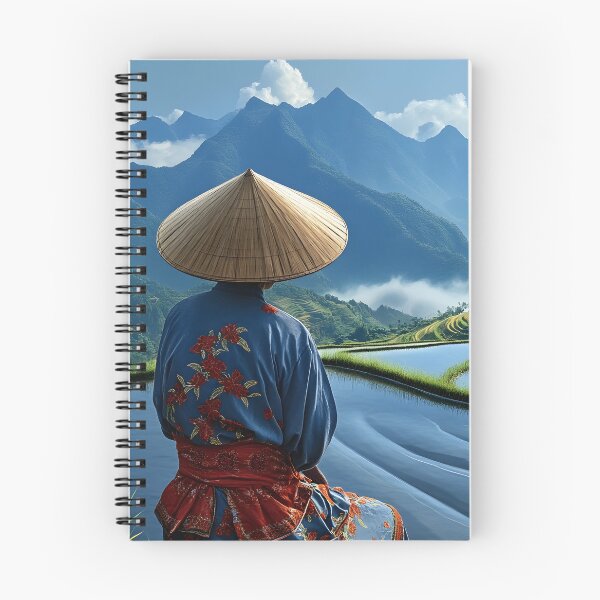 Item preview, Tranquil terrace view with mountains and reflections designed and sold by Artessie.