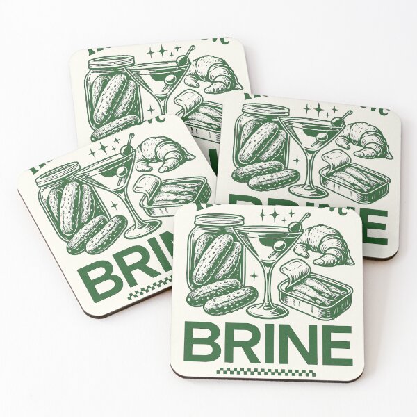 Item preview, Hot Girls Love Brine Pickle Martini Art designed and sold by weirdfishes123.