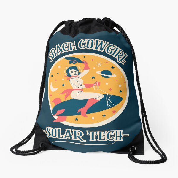 Item preview, Space Cowgirl Solar Technician designed and sold by VoltJunkies.