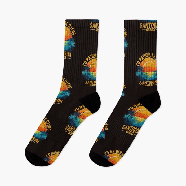 Item preview, Vintage DJ unique gift – I’d Rather Be DJying in Santorini Greece – Tropical Sunset Summer Vibes Design designed and sold by paulo silveira.
