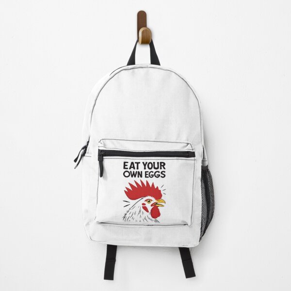 Item preview, Eat your own eggs funny Rooster designed and sold by Trenddesigns24.