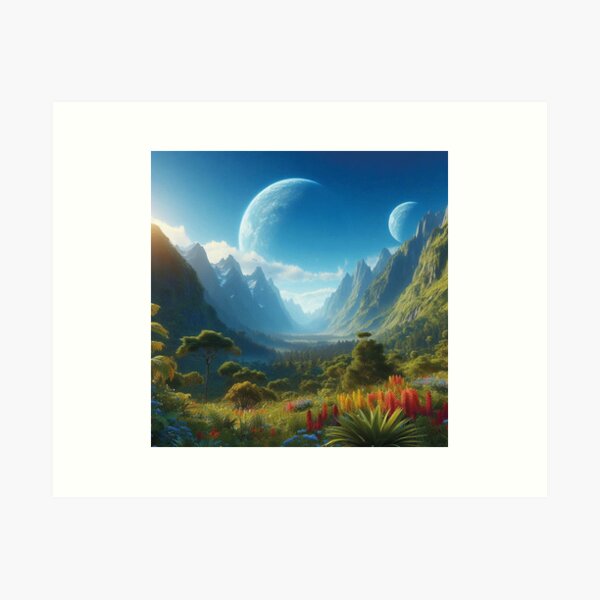 Item preview, Landscape of an alien world designed and sold by MerlinWear.