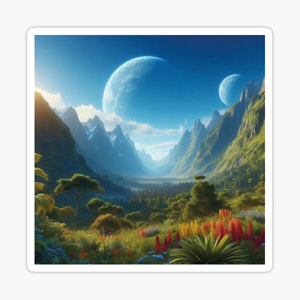 Item preview, Landscape of an alien world designed and sold by MerlinWear.