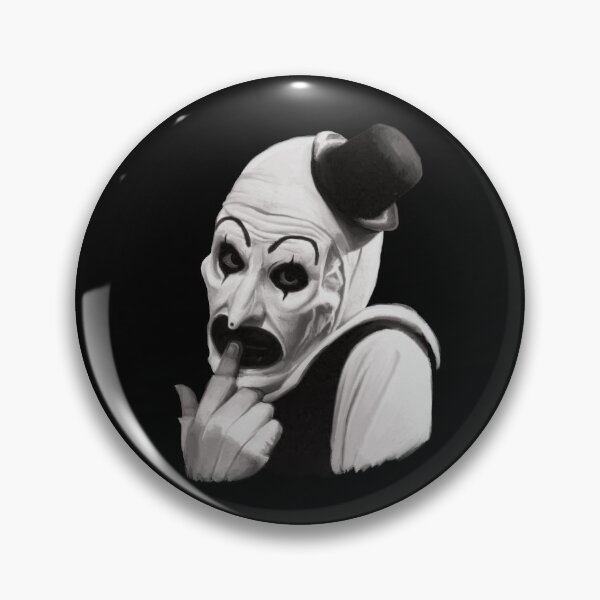 Item preview, Art the Clown Apologetic Pose - Cute yet Creepy Terrifier Fan Art designed and sold by trentnin.