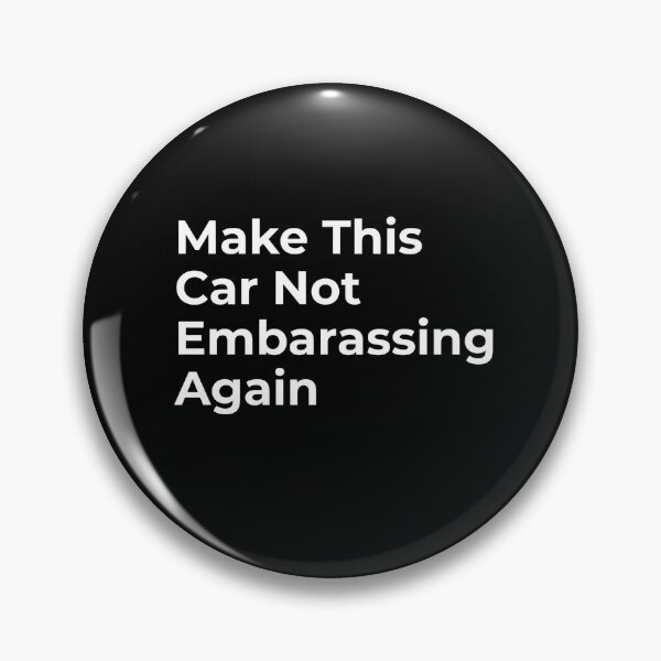 Item preview, Make this car not embarrassing again Club - I love my car not elon Bumper Sticker Decal Accessories - Elon Musk Is Crazy!! social Sticker designed and sold by CapriCreatives.