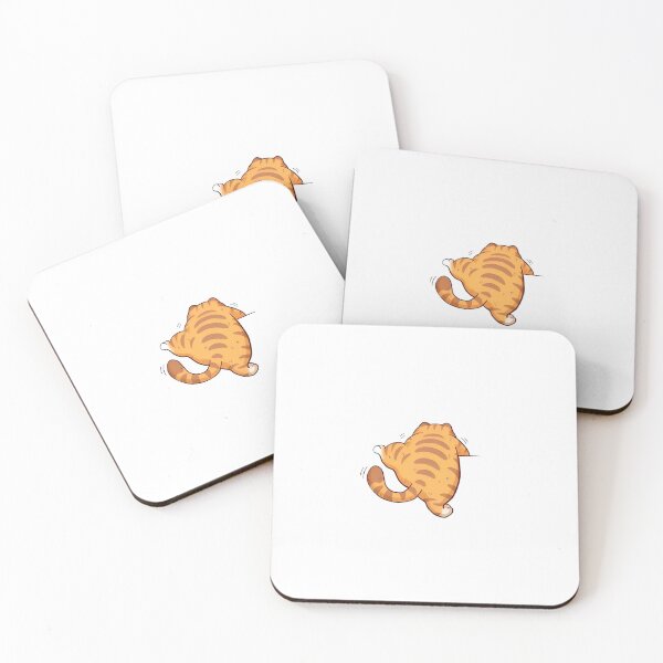 Item preview, Playful Orange Tabby Cat Illustration   designed and sold by joiedesing.